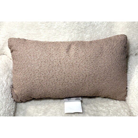 Oversized Channeled Boucle Lumbar Throw Pillow Light Pink  - Threshold - Picture 6 of 6